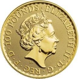 100 Sterline Britannia d'oro 2023 Regina Elisabetta II (FIOR DI CONIO)