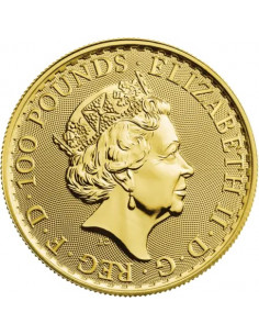 100 Sterline Britannia d'oro 2023 Regina Elisabetta II (FIOR DI CONIO)