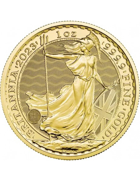 100 Sterline Britannia d'oro 2023 Regina Elisabetta II (FIOR DI CONIO)