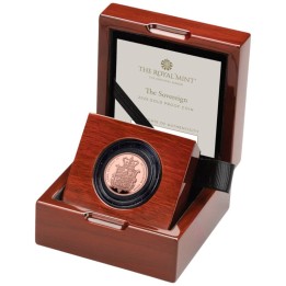 Sterlina oro 2025 - Re Carlo III Scudo Araldico PROOF