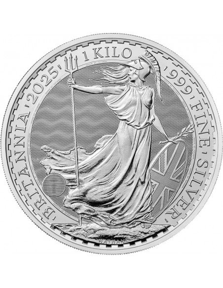 Britannia 1 Kg argento Re Carlo III 2025