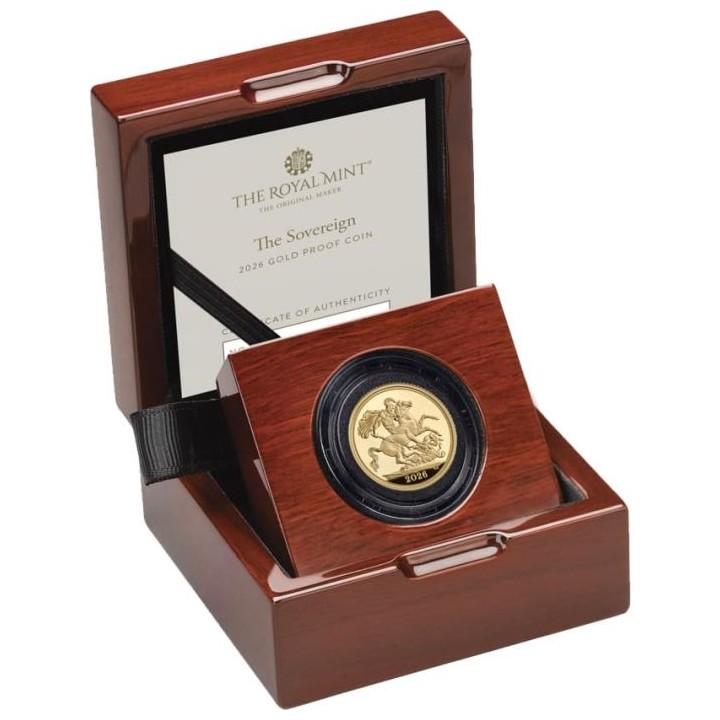 Sterlina oro 2026 - Re Carlo III PROOF