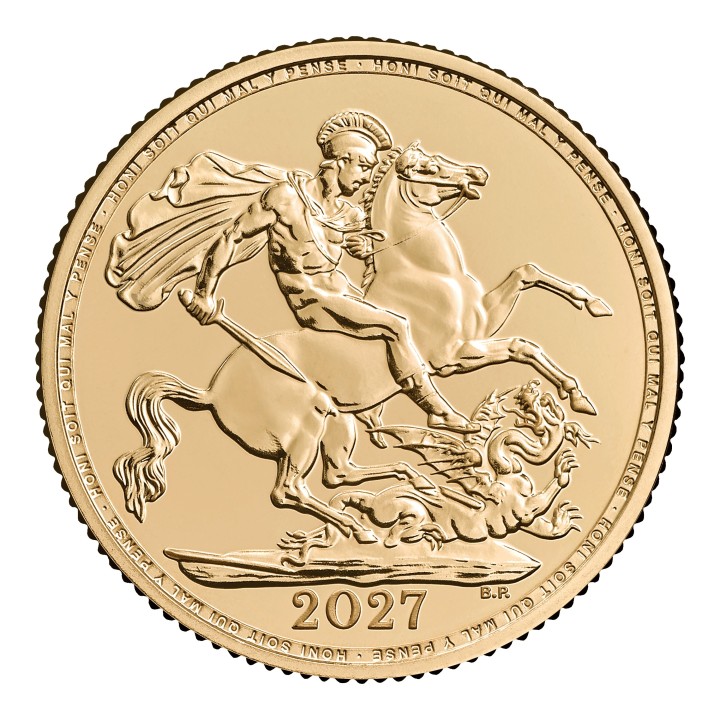 Sterlina oro 2027 - Re Carlo III
