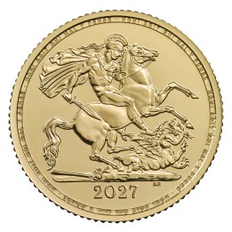 Mezza Sterlina oro 2027 - Re Carlo III