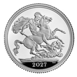 Sterlina 2027 Proof in argento (Silver Sovereign) - Euronummus SpA