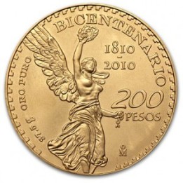 Moneta oro 200 Pesos Messico Libertad bicentenario in oro 900 - Euronummus SpA