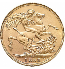 Sterlina oro Vittoria "Velata" 2