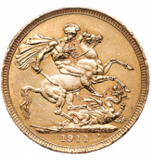 Sterlina oro Giorgio V 2