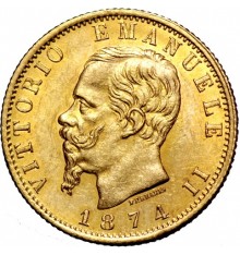 Marengo 20 Lire Vittorio Emanuele II (Italia)