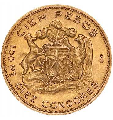 Chile 100 Pesos oro