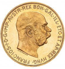 Austria 100 Corone oro