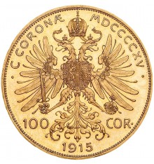 Austria 100 Corone oro 2