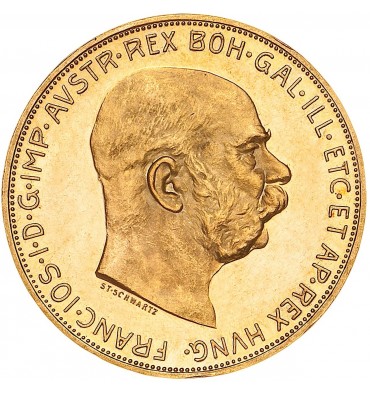 Austria 10 Corone oro