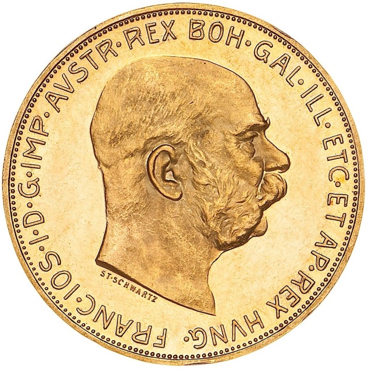Austria 10 Corone oro