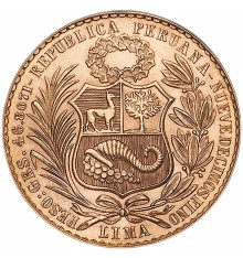 Perù 100 Soles oro 2