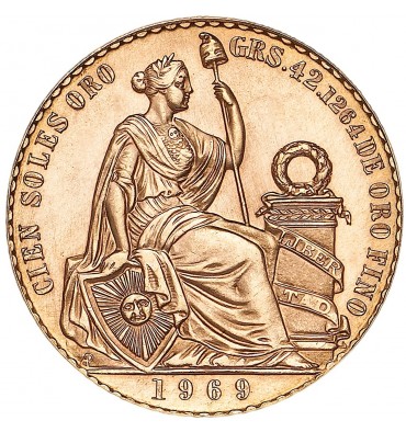 Perù 100 Soles oro
