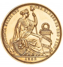 Perù 50 Soles oro