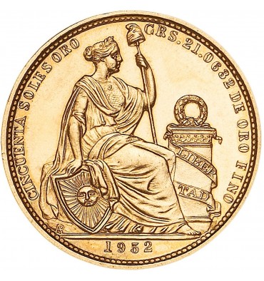 Perù 50 Soles oro