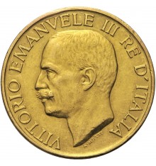 100 Lire Vittorio Emanuele III "Fascio" (Italia)