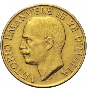 100 Lire Vittorio Emanuele III "Fascio" (Italia)