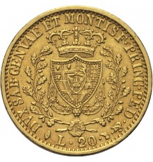 Marengo 20 Lire Carlo Felice (Italia) 2