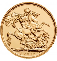 Sterlina oro 2017 (emissione celebrativa 200 anni) (FIOR DI CONIO)