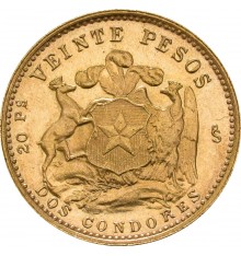 Chile 20 Pesos oro